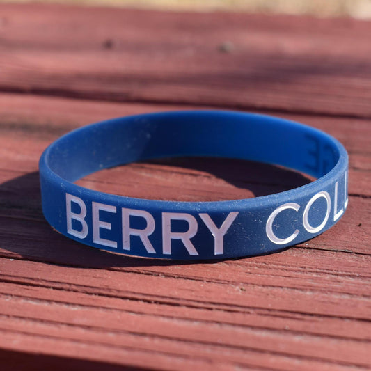 Navy Berry College Wristband