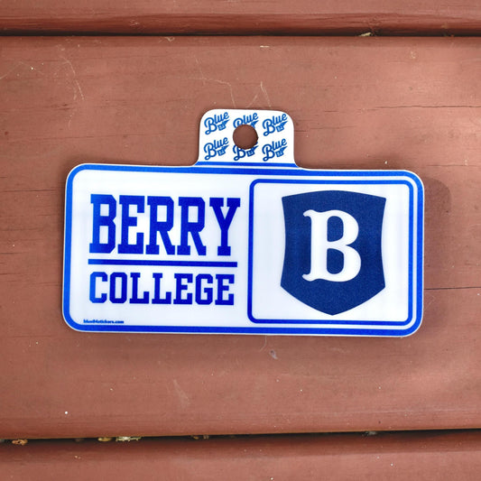 Blue 84 Berry Block Sticker