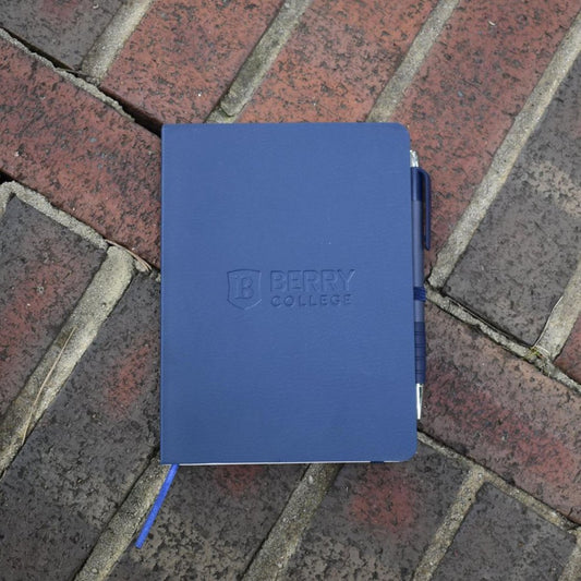 MCM Navy Notion Journal With Pen