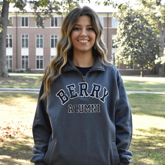 Navy Alumni Fundamental Fleece Quarter Zip