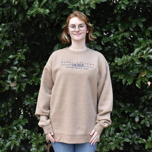 Hazelnut Bandit Throwback Crewneck