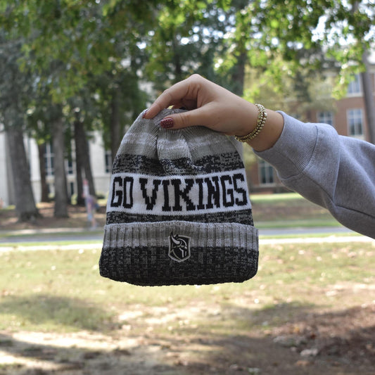 Viking Head/Go Vikings Knit Beanie