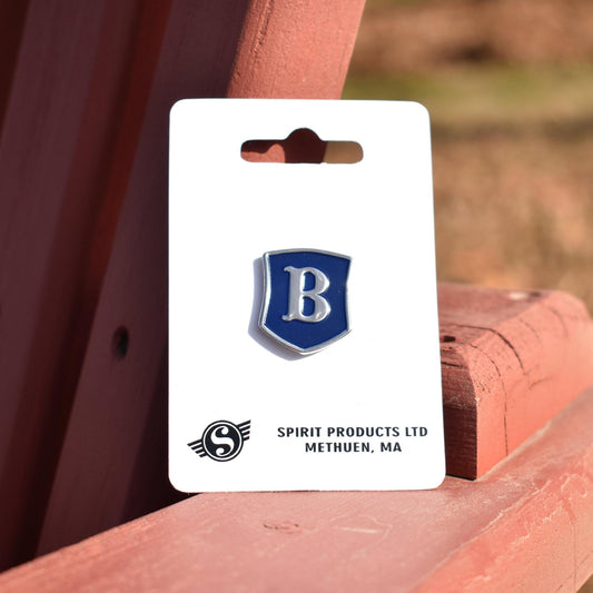 1"Etched Enamel Navy Shield Pin