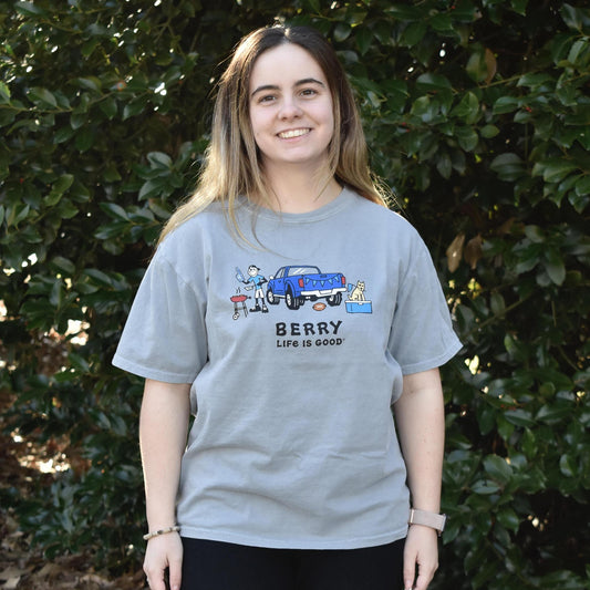 Life Is Good Berry College Jake Dog T-Shirt