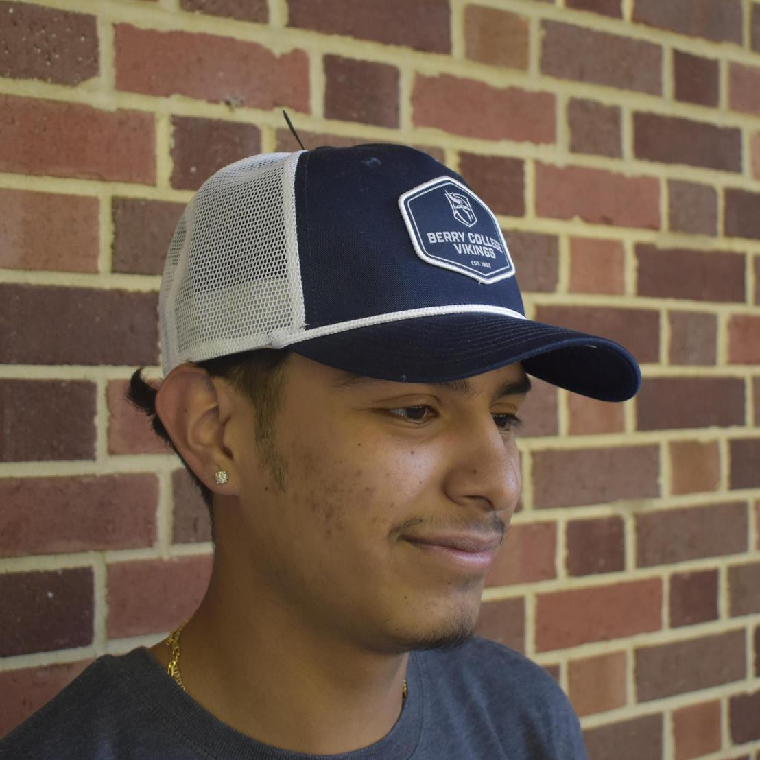 Berry College EST.1902 Nike Navy Mesh Rise Cap