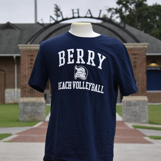 Nike Navy Cotton Tee - Beach Volleyball