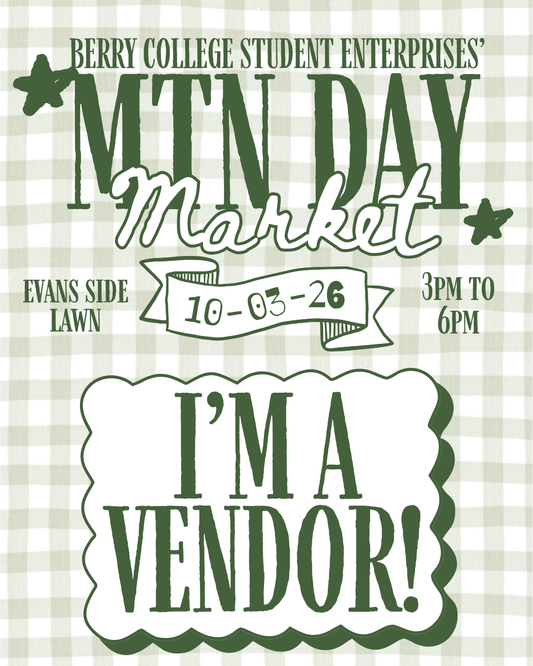 Mountain Day Vendor Deposit