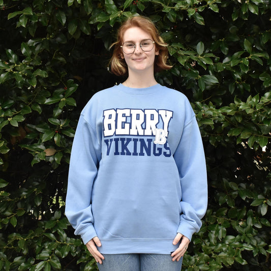 CI Sport Berry B Vikings Powder Blue Crewneck