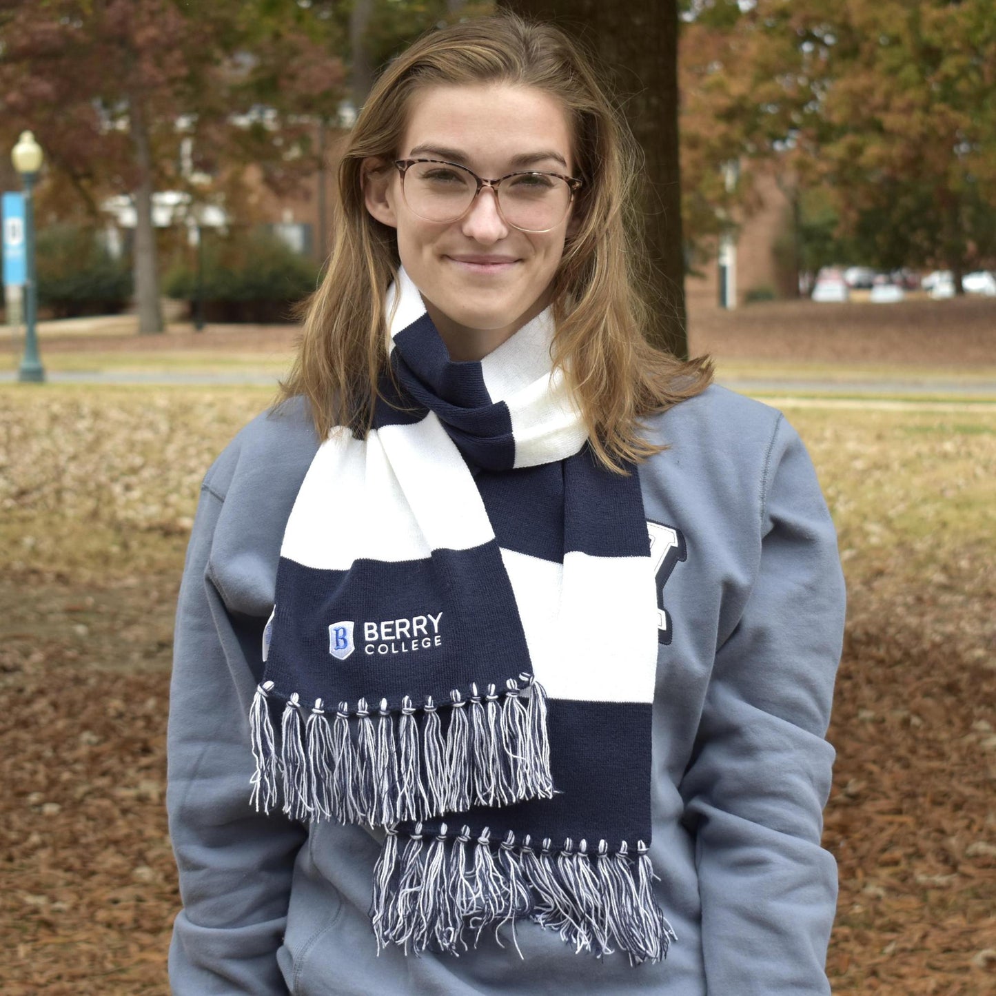 Navy Sport-Tek Spectator Scarf